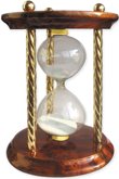 Часы песочные сувенирные «Тип 4 исп.1» настольные на 5 минут 