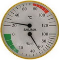 Термометр для сауны СББ-2-1 с гигрометром для измерения влажности. Банная станция (термометр+гигрометр) 
