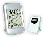 Термометр цифровой электронный ТЕ-604 беспроводная метеостанция для одновременного измерения температуры и влажности в помещении и за окном 